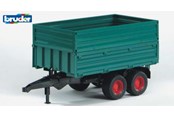 Leketøysbil - Bruder Tipping trailer with removable top - 2010