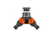 Hagevanning - Gardena GARDENA 2-veis krankobling 26,5 mm ((G 3/4") / 21 mm (G 1/2") - 0936-20