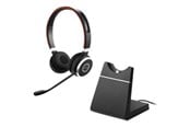 Hodetelefoner - Jabra Evolve 65 UC Stereo w/ Charging Stand - 6599-823-499