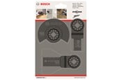 Multiverktøy - Bosch Grunnleggende tresett, 3 deler HCS segmentsagblad Wood (1 x); HCS dykksagblad Wood (1 x); BIM dykksagblad Wood and Metal (1 x) - 2608662343