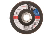 Vinkelsliper - Bosch Lamellslipeskive X571, Expert for metall D= 125 mm; G= 80, skrå - 2608606924
