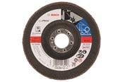 Vinkelsliper - Bosch Lamellslipeskive X571, Expert for metall D= 125 mm; G= 60, skrå - 2608606923