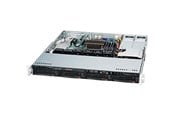 Kabinett - Supermicro SC813M FTQC-R407CB - Kabinett - Server (Rack) - Svart - CSE-813MFTQC-R407CB