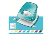 Hullemaskin & Stiftemaskin - Leitz Hullemaskin WOW 5008 2 hull/30 ark Isblå - 50081051