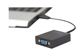 Skjermkabel - DIGITUS USB 3.0 to VGA Adapter ekstern videoadapter - sort - DA-70840