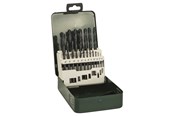 Bormaskin & Bits - Bosch 19-delers metallbor-sett HSS-R, DIN 338 1,0; 1,5; 2,0; 2,5; 3,0; 3,5; 4,0; 4,5; 5,0; 5,5; 6,0; 6,5; 7,0; 7,5; 8,0; 8,5; 9,0; 9,5; 10,0 mm - 2609255032