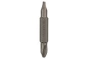 Bormaskin & Bits - Bosch Dobbeltblad for phillips-kryssporskruer og skruer med rett spor (PH) S1,0 x 5,5 og PH2 - 2609255954