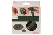Vinkelsliper - Bosch Slipetallerken for boremaskiner, 125 mm, festesystem D = 125 mm, fastspenningssystem - 2609256281