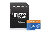 Minnekort - A-Data Premier MicroSD/SD - 50MB/s - 64GB - AUSDX64GUICL10A1-RA1