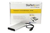 Skjermkabel - StarTech.com Thunderbolt 3 Dual HDMI Adapter - 4K 60Hz - Silver - TB32HD24K60