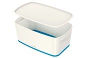 Arkivering & Oppbevaring - Leitz Oppbevaringsboks MyBox WOW Small 5 liter m/lokk Blå - 52291036