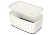 Arkivering & Oppbevaring - Leitz MyBox Small med lokk, Oppbevaringsboks Hvit - 52291001