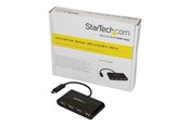 USB-hub - StarTech.com USB-C Hub 4-Port USB-hub - USB 2.0 - 4 porter - Svart - ST4200MINIC