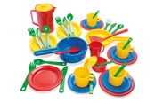 Lekekjøkken & Utstyr - Dantoy KITCHEN PLAY SET IN BOX 42 PCS. - 4223