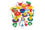 Lekekjøkken & Utstyr - Dantoy KITCHEN PLAY SET IN BOX 59 PCS. - 4256