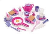 Lekekjøkken & Utstyr - Dantoy MY LITTLE P. BREAKFAST SET IN BOX 30 PCS. - 4465