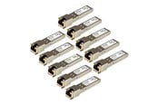 Repeater, forsterkere, bridges og transceivere - StarTech.com Gigabit RJ45 Copper SFP Transceiver Module - HP J8177C Compatible - SFP (mini-GBIC) transceiver modul - Gigabit Ethernet - J8177C10PKST