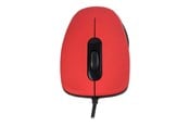 Mus - MODECOM MC-M10S - Mus - Optisk - 3 knapper - Rød - M-MC-M10S-500