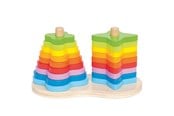Treleker - Hape Pile Tower Rainbow - 5620