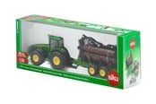 Leketøysbil - SIKU 1:50 Traktor m/skogshenger - S-1954