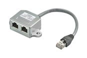 Nettverkskabel - Pro splitter (Y-adapter) 2x RJ45 - Grå - 68909