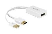Skjermkabel - DeLOCK - video transformer - hvid - 62496