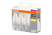 LED-lyspære - Osram LED-lyspære Candle 4W/827 (40W) 3-pack E14 - 4058075819375