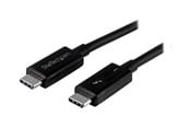 FireWire-/ThunderBolt-kabel - StarTech.com Thunderbolt 3 (40Gbps) USB C Cable - Black - 50cm - TBLT34MM50CM