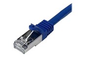 Nettverkskabel - StarTech.com 0.5m Blue Cat6 / Cat 6 Shielded (SFTP) Patch Cable 0.5 m - patchkabel - 50 cm - blå - N6SPAT50CMBL