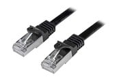 Nettverkskabel - StarTech.com 0.5m Black Cat6 / Cat 6 Shielded (SFTP) Patch Cable 0.5 m - patchkabel - 50 cm - sort - Svart - 0.5m - N6SPAT50CMBK