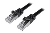 Nettverkskabel - StarTech.com 2m Black Cat6 / Cat 6 Shielded (SFTP) Patch Cable 2 m - patchkabel - 2 m - sort - Svart - 2m - N6SPAT2MBK