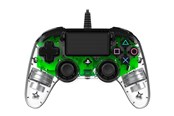 Spill - Tilbehør - NACON Wired Illuminated Compact Controller Green - Wired Controller - Sony PlayStation 4 - 3499550360868