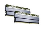 RAM - G.Skill Sniper X DDR4-3200 - 32GB - CL16 - Dual Channel (2 pcs) - Intel XMP - Sølv - F4-3200C16D-32GSXFB