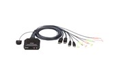 KVM-switch - ATEN CS22DP 2P USB DP cable KVM Switch - CS22DP-AT