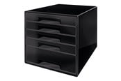 Skrivebordstilbehør - Leitz Skuffkube Dual Black 5 skuffer Sort - 52531095