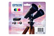 Printertilbehør blekk/toner - Epson 502 Multipack - 4 pakker - sort gul cyan magenta - original - blækpatron - C13T02V64020