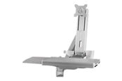 Skjermholder - StarTech.com Wall Mounted Sit Stand Desk - Height Adjustable - 24" Monitor - WALLSTS1