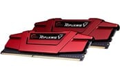 RAM - G.Skill Ripjaws V DDR4-2666 - 16GB - CL19 - Dual Channel (2 pcs) - Intel XMP - Rød - F4-2666C19D-16GVR
