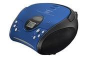 DAB, nettverks- og klokkeradio - Lenco SCD-24 portable FM radio/CD player - Blue/Black - FM - Stereo - Blå - Lenco SCD-24 BLUE
