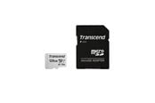 Minnekort - Transcend 300S microSD/SD - 100MB/s - 128GB - TS128GUSD300S-A