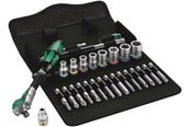 Verktøy - Wera 8100 SA 9 Zyklop Speed Ratchet Set 1/4" drive imperial 28 pieces - 5004019001