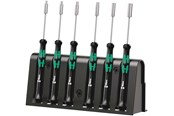 Håndverktøy - Wera 2069/6 Elektroniker-Schraubendrehersatz + Rack - 5118158001