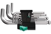 Håndverktøy - Wera l-key set 950 pks/9 sm n metric chrome-plated 9 pieces - 5133163001