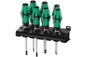 Håndverktøy - Wera 335/350/367/7 rack screwdriver set kraftform plus lasertip a - 5320540001