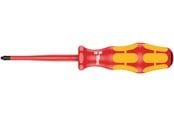 Håndverktøy - Wera 165 is pz vde insulated screwdriver with reduced blade diame - 5006460001
