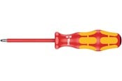 Håndverktøy - Wera 165 i PZ VDE Insulated screwdriver for Pozidriv screws. PZ 1 x 80 mm - 05006162001