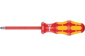 Håndverktøy - Wera 165 i pz vde insulated screwdriver for pozidriv screws pz 2 - 5006164001