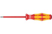 Håndverktøy - Wera 165 i PZ VDE Insulated screwdriver for Pozidriv screws. PZ 0 x 80 mm - 05006160001