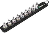 Verktøy - Wera Belt A 3 TORX® HF Zyklop bit socket set with holding function 1/4" drive 9 pieces - 5003882001