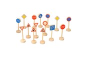 Treleker - Goki Wooden Traffic Sign Set - wm 397